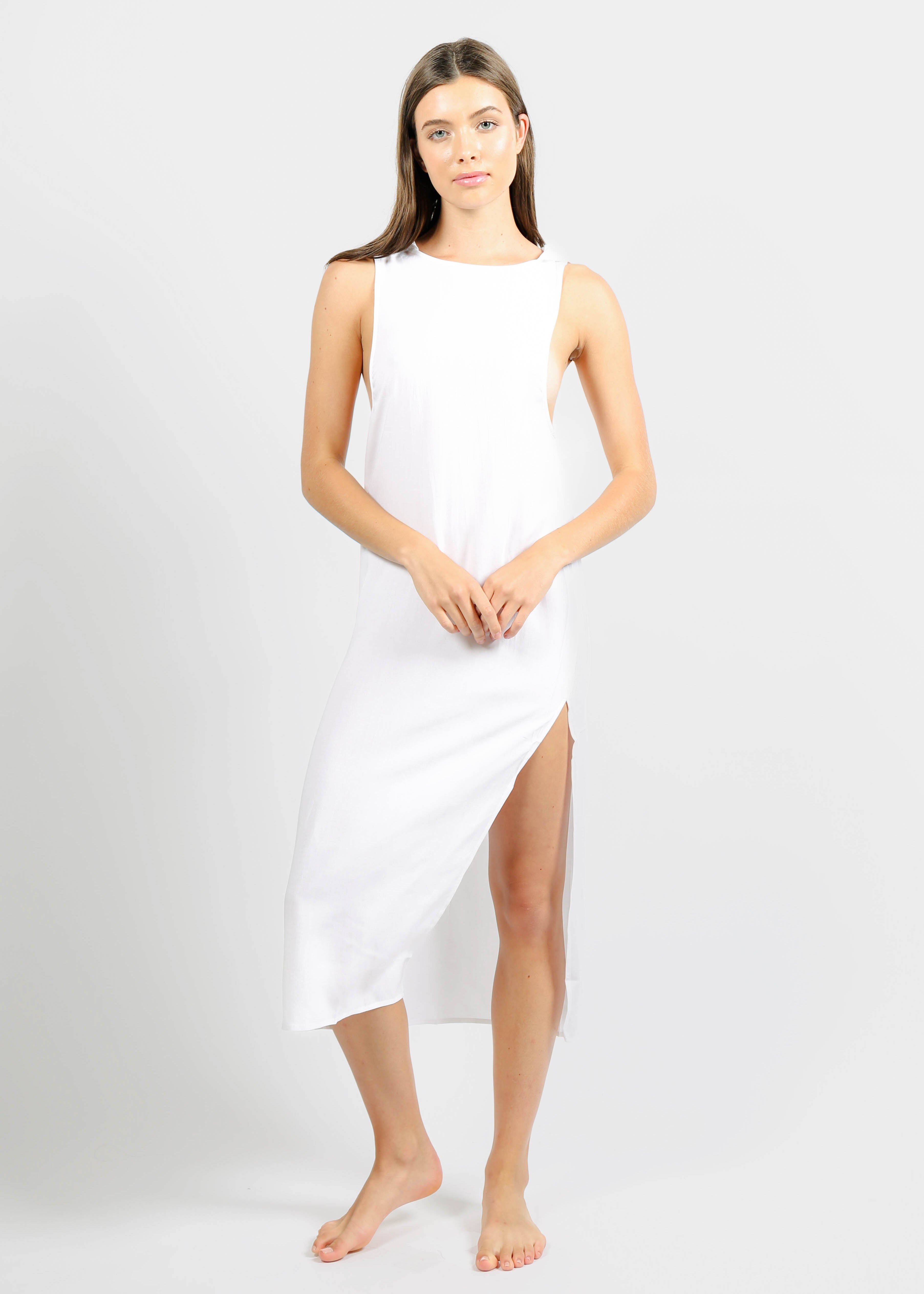 Jade Dress - White