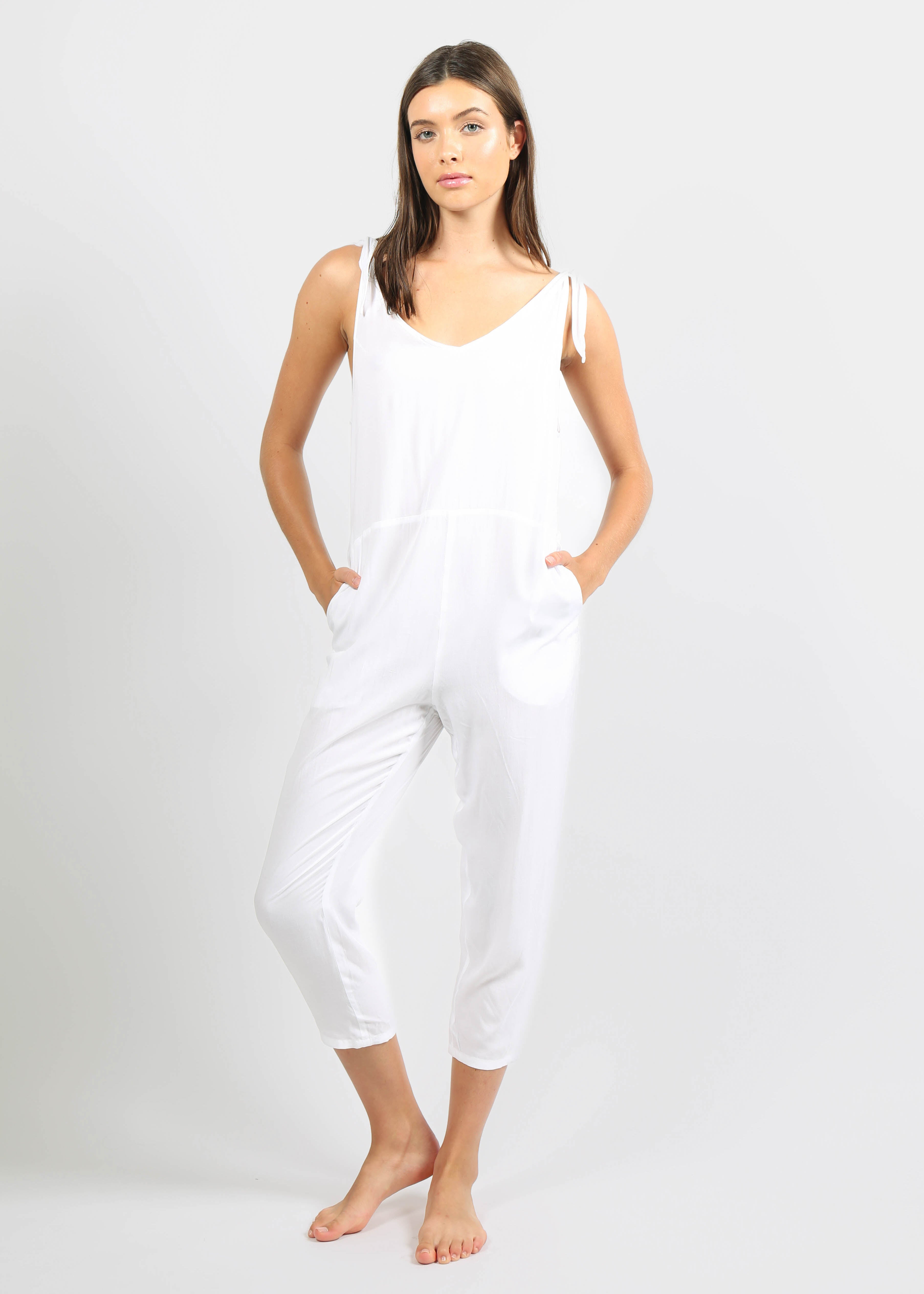 Playa Jumpsuit White NIRVANIC