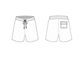Swim Trunk - Eco White