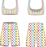 Jojo Top - Eco Rainbow Check