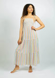 Keys Dress - Rainbow Check