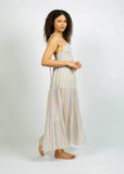 Keys Dress - Rainbow Check