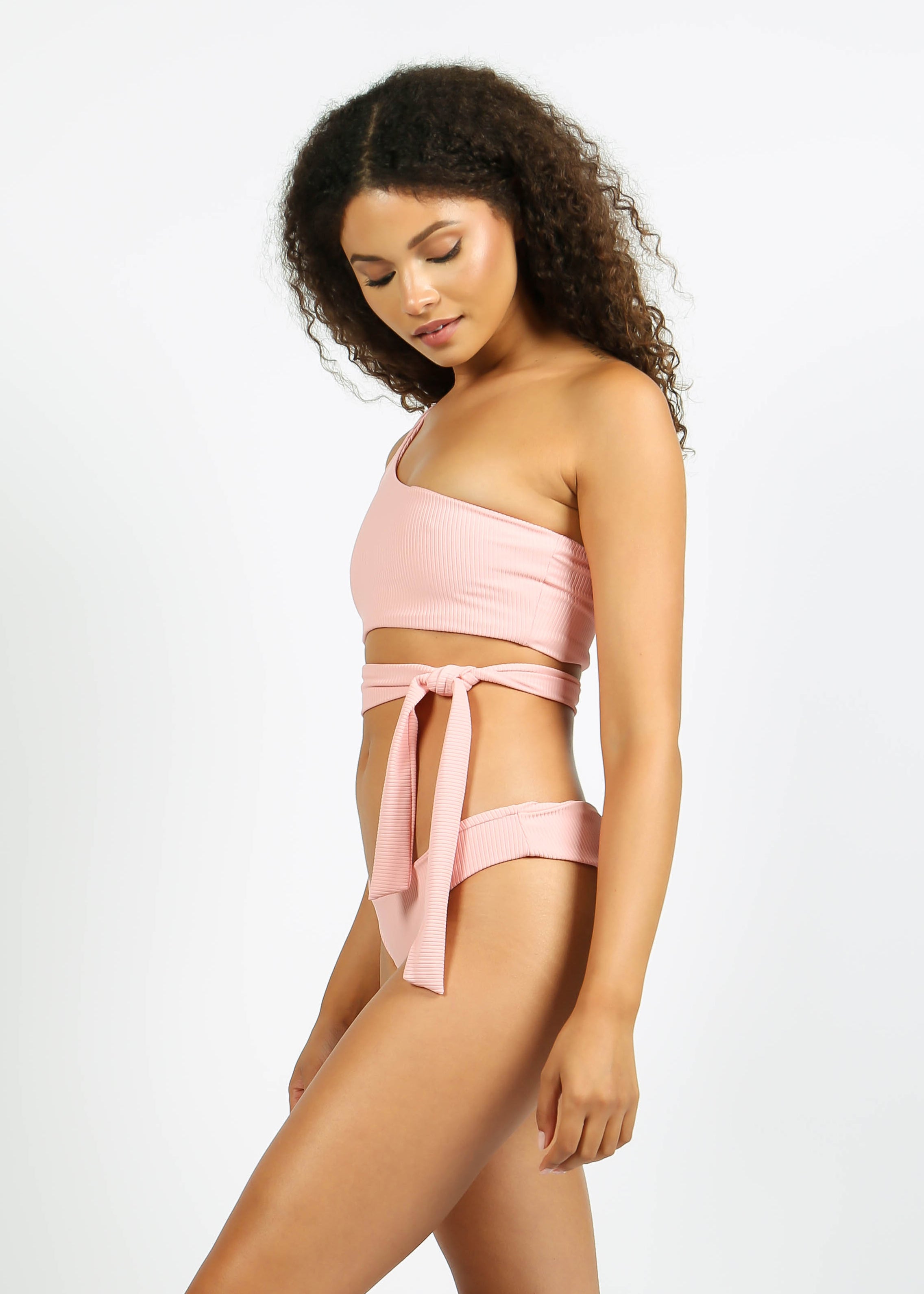 London Top - Eco Ribbed Rose