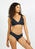 Luca Top - Crinkle Navy